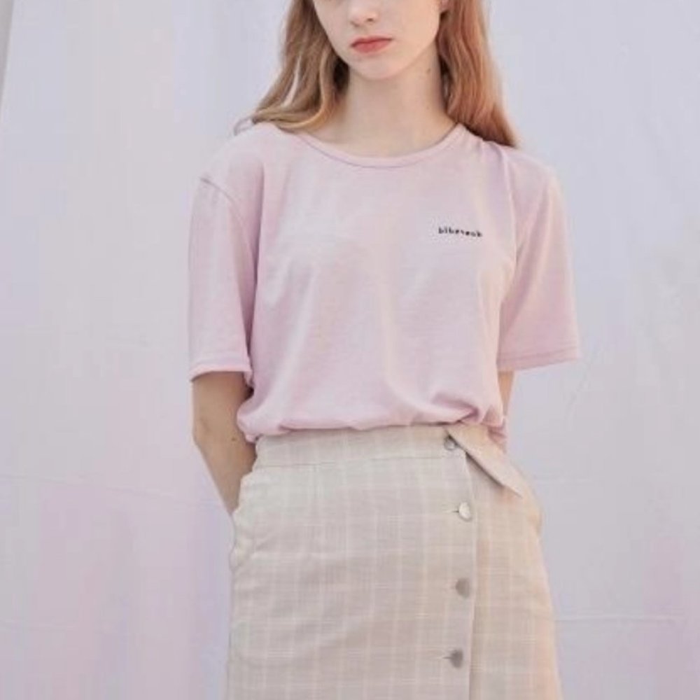 Plaid Button Mini Skirt - Picture 5 of 5